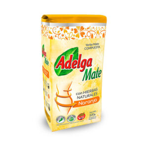 Yerba adelga mate naranja medio kilo