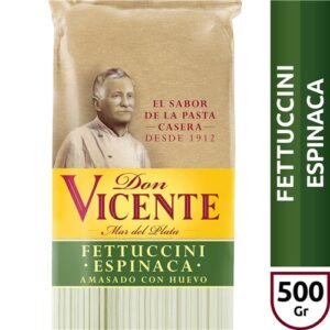Fideo don vicente fettuccine espinaca