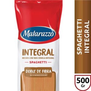 Fideo matarazzo spaghetti integral