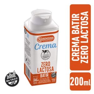 Crema la serenicima batir zero lactosa