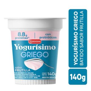 Yogur yogurisimo griego frutilla 140 g