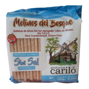 Tostadas molino del bosque sin sal 150 g