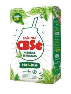 Yerba CBSE hierbas serranas medio kilo