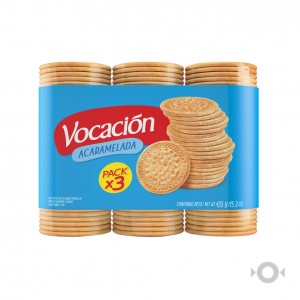 Galletitas vocacion acaramelada 141 g