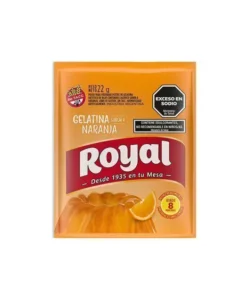 Royal gelatina naranja 25g