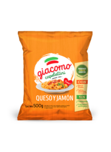 Fideo lucchetti jamon y queso
