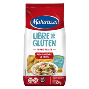 Fideo matarazzo libre de gluten penne rigate