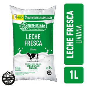 Leche sachet la serenicima descremada 1 lt
