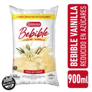Yogur bebible la serenicima vainilla mas leche 900 cc