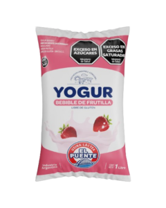 Yogur bebible el puente frutilla 1 lt