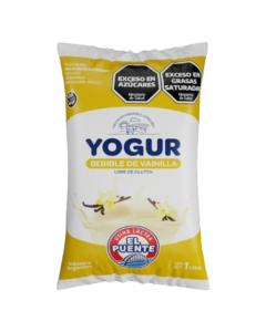 Yogur bebible el puente vainilla 1 lt