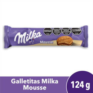 Galletitas milka mousse 124g