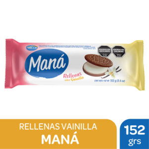 Galletitas mana rellena vainilla 152 g