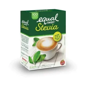 Edulcorante equal sweet stevia 100 u