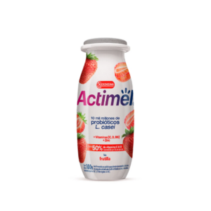Yogur actimel 100 g botella frutilla