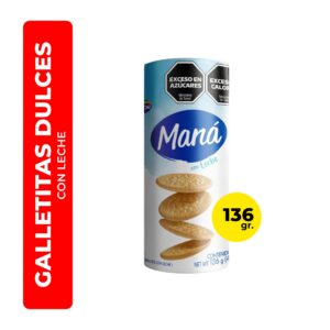 Galletitas mana  con leche 136 g