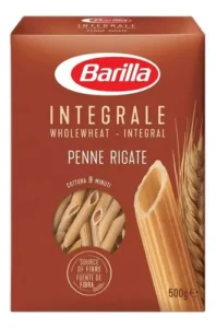 Fideo barilla integral panne rigate