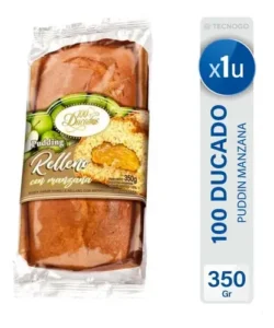 Pudding ducados 300 g relleno con manzana