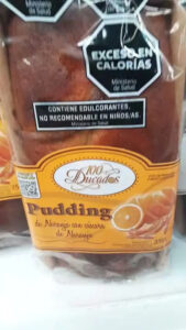 Pudding ducados 300 g naranja con cascara de naranja