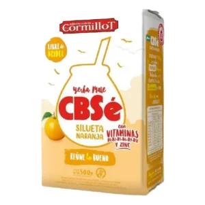 Yerba CBSE silueta naranja medio kilo