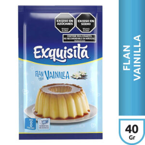 Flan esquisita vainilla