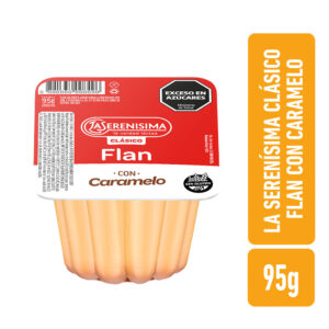 Flan la serenicima dulce de leche 95 g