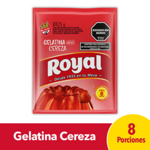 Gelatina royal cereza 25 g