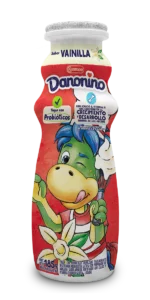 Yogur danonino vainilla 185 g botella