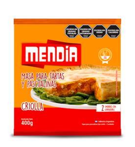 Tapa pascualina criolla mendia 400 g