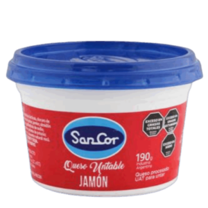 Queso sancor pote 190g jamon