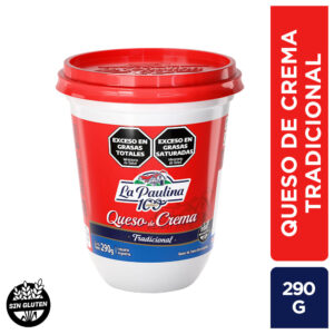 Queso crema la paulina tradicional 290 g
