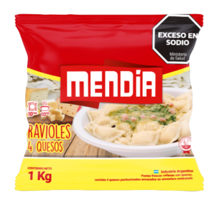 Pastas mendia 4 quesos 1 kg