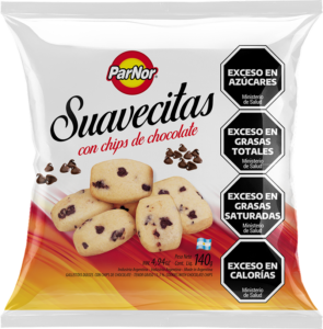 Galletitas parnor suavecitas chip chocolates