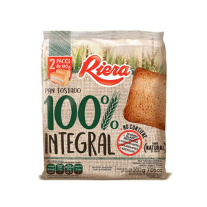 Tostada riera 200 g 100 % integral