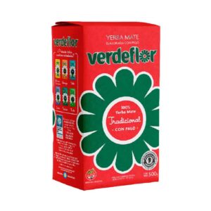 Verde flor tradicional con palo medio kilo