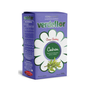 Yerba verde flor cedron medio kilo