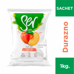 Yogur ser sachet durasno 900 cc