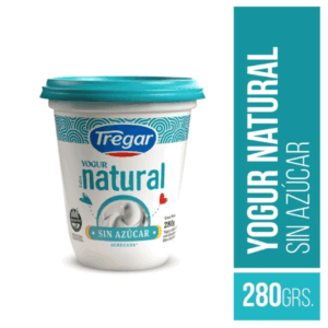 Yogur natural tregar sin azucar 280 g