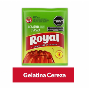 Royal gelatina cereza light 25 g