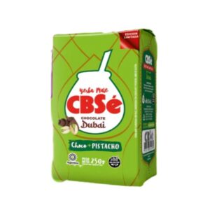 Yerba CBSE chocolate mas pistacho un cuarto kilo