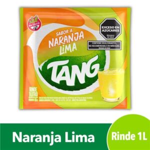 Jugo tang sobre naranja lima