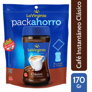 Cafe la virginia instantáneo clasico 170 g d/p