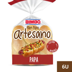 Pan de pancho bimbo artesano papa 240 g por 6