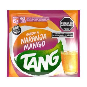 Jugo tang sobre naranja mango