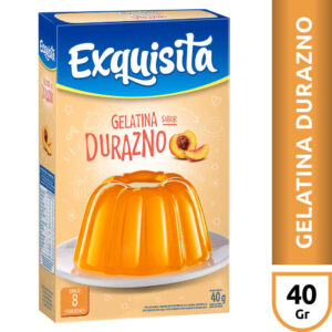Gelatina exquisita duraznos 40 g