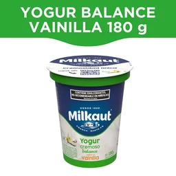 Milkaut yogur cremoso balance vainilla