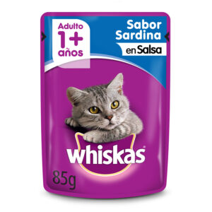 Whiskas sardina + 1 año 85g