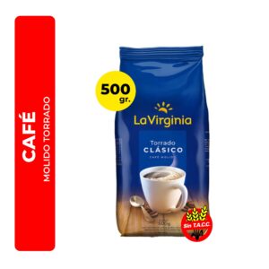 Cafe la virginia clasico molido torrado 500 g
