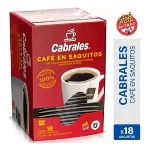 Cafe cabrales saquitos 18 u