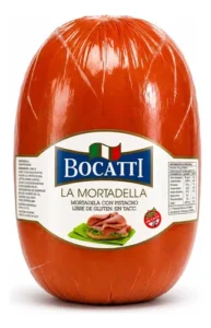 Mortadela con pistacho bocati